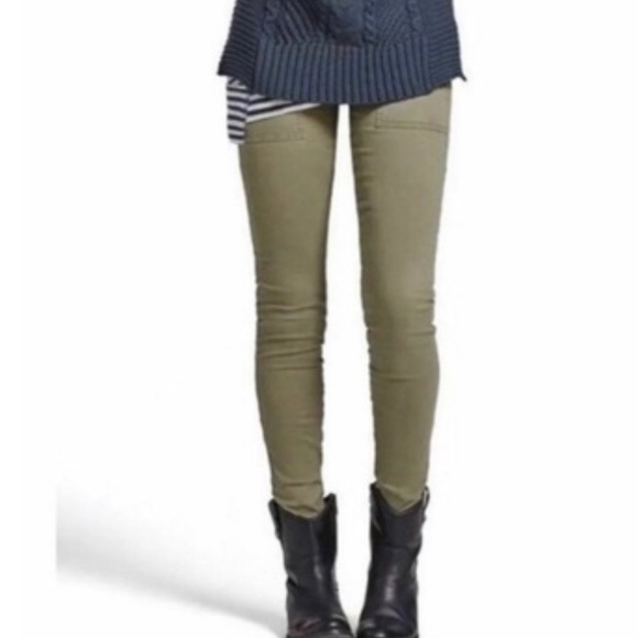Cabi 3199 The Scout Pants Olive Green Chino Size 6 Skinny Pants Ankle - Picture 2 of 12